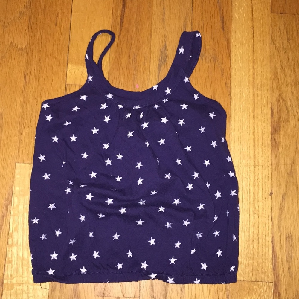 Crewcuts girls sz 2 tank, navy with stars